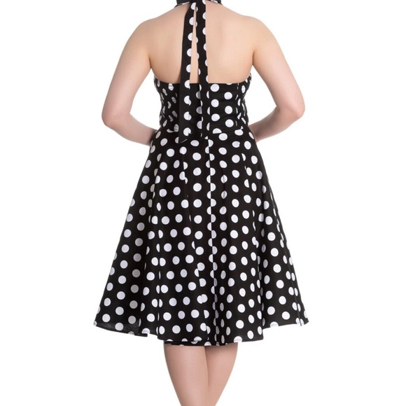 Hell Bunny 50’s Halter Dress 2XL - Picture 2 of 12